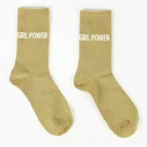 Chaussettes à paillettes Girl Power