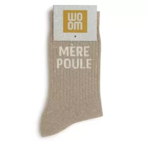 Chaussettes à paillettes Mère Poule
