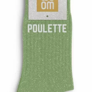 Chaussettes à paillettes Poulette