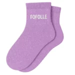Chaussettes à paillette Fofolle violette