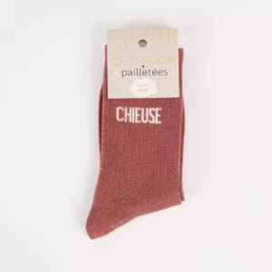 Chaussettes à paillettes Chieuse